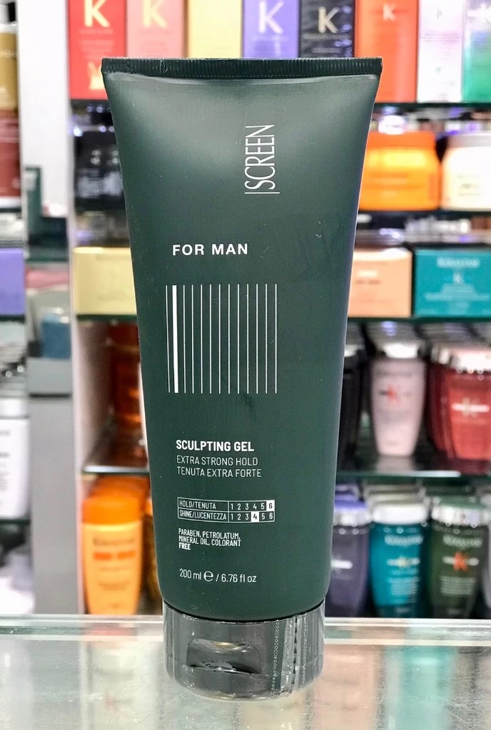 便宜生活館【造型品】斯古林 SCREEN 刺蝟膠200ml(支撐6/亮4) 超強定型髮膠,適合捏塑和固定髮型,清爽不油膩 全新公司貨 (可超取)