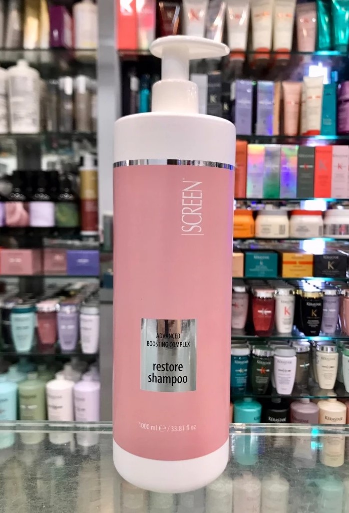 便宜生活館【洗髮精】斯古林 SCREEN 玫瑰物語 / 受損洗髮精1000ml 染燙後受損髮質專用 全新公司貨 (可超取)
