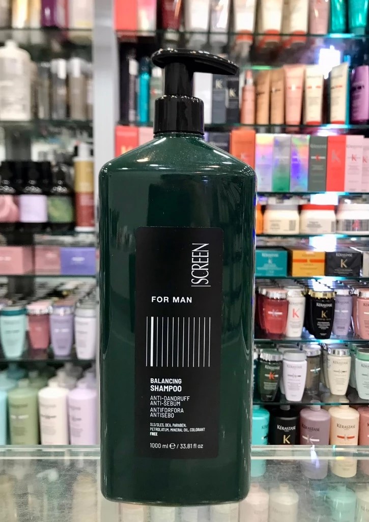 便宜生活館【洗髮精】斯古林 SCREEN 油屑洗1000ml 適合油性頭皮或頭皮屑專用,深層潔淨,舒緩放鬆頭皮專用 全新公司貨 (可超取)