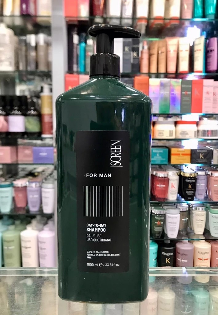 便宜生活館【洗髮精】斯古林 SCREEN 日常洗1000ml 適合所有髮質,溫和每日使用,細緻的保水配方提供水潤光澤與活力專用 全新公司貨 (可超取)