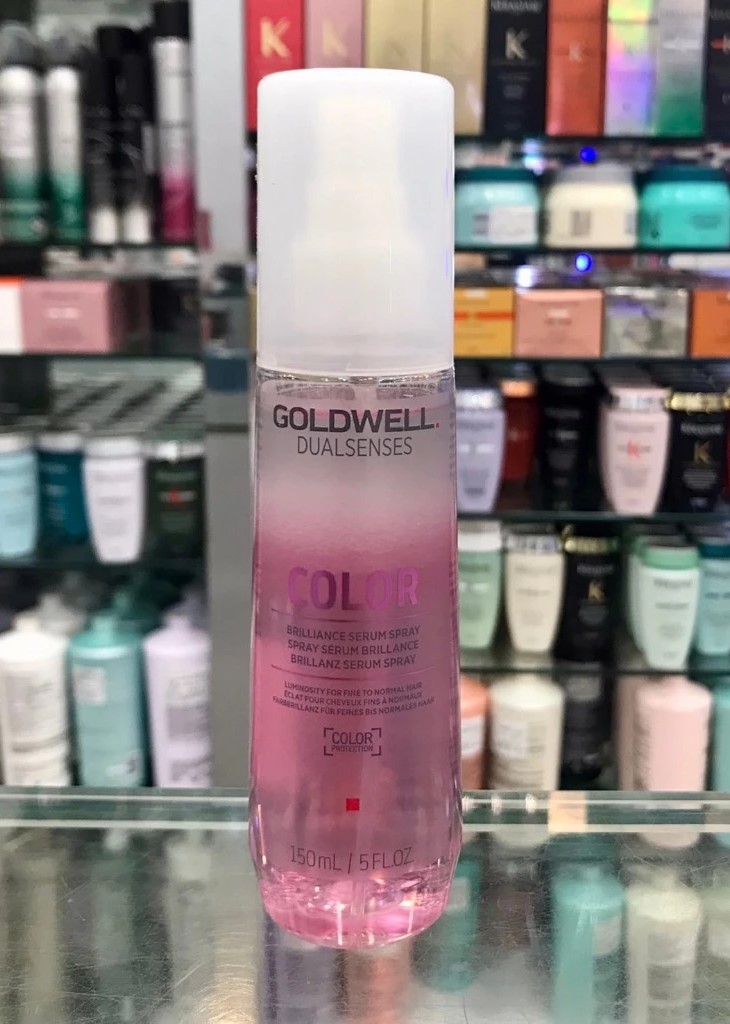 便宜生活館【免沖洗護髮】歌薇 GOLDWELL 光感鑽石露150ml 針對染後護色與光澤專用 全新公司貨 (可超取)