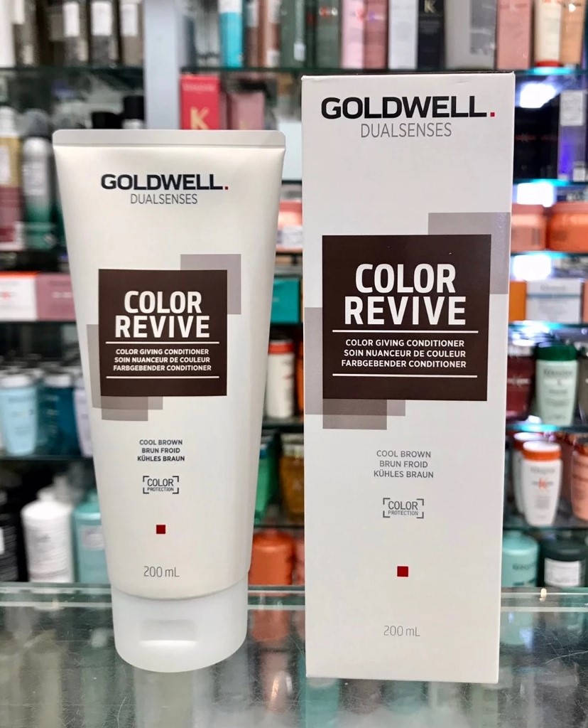 便宜生活館【深層護髮】歌薇 GOLDWELL 冷棕色髮膜200ml 補色 鎖色 光澤 護色 全新公司貨 (可超取)