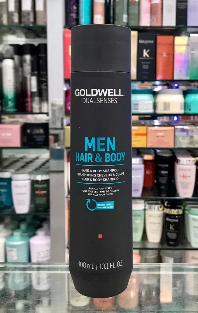 便宜生活館【洗髮精】歌薇 GOLDWELL MEN感 全能髮浴300ml 頭髮與沐浴皆可一瓶搞定 全新公司貨 (可超取)