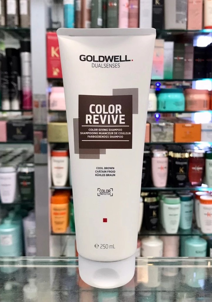 便宜生活館【洗髮精】歌薇 GOLDWELL 冷棕色洗髮精250ml 染後髮質.帶出顯白冷棕髮色專用 全新公司貨 (可超取)