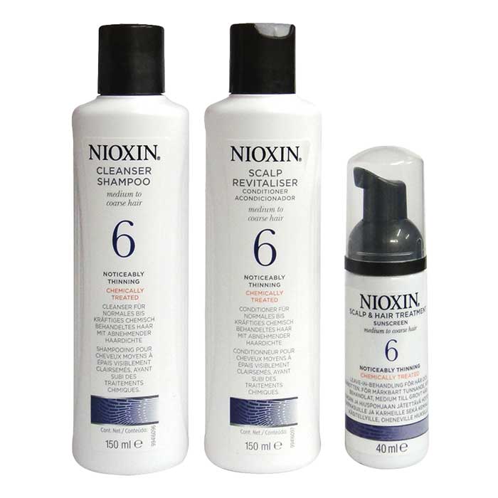 【特惠組合】NIOXIN 耐奧森(麗康絲) 6號豐髮體驗組 輕微落髮/無燙染髮專用 全新公司貨 (可超取)