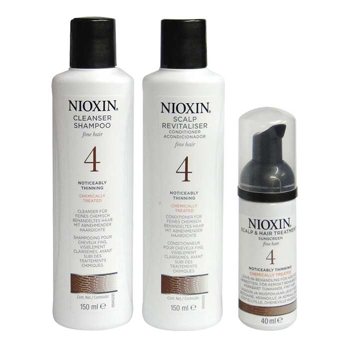 【特惠組合】NIOXIN 耐奧森(麗康絲) 4號豐髮體驗組 明顯落髮/燙染髮專用 全新公司貨 (可超取)