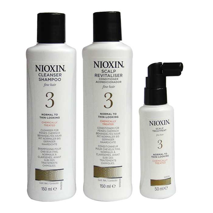 【特惠組合】NIOXIN 耐奧森(麗康絲) 3號豐髮體驗組 輕微落髮/染燙髮專用 全新公司貨 (可超取)